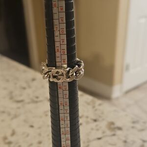Gucci Interlocking G Chain Ring | L (9.25US) NEW With COA
